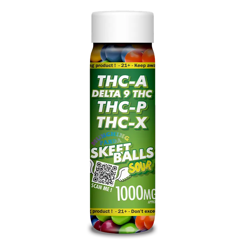 Munching Panda Delta-9 THC Skeet Balls Edibles Munching Panda