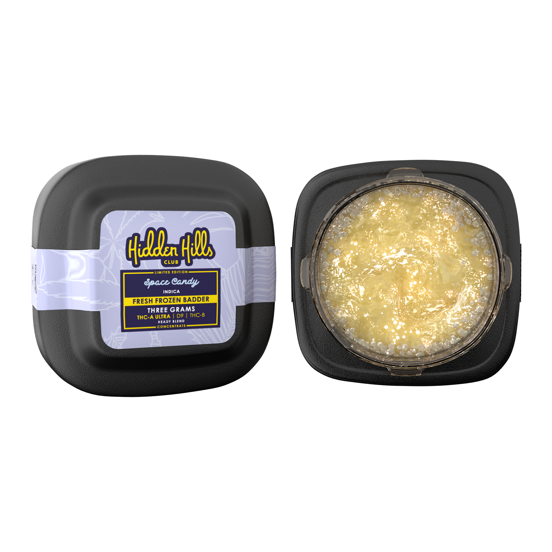 Hidden Hills Fresh Frozen Badder 3G Concentrates Hidden Hills Space Candy Indica  