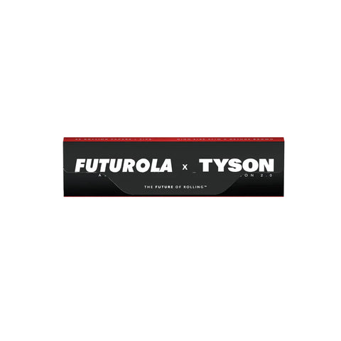 Futurola X Tyson King Size Slim Rolling Papers + Tips Wraps FUTUROLA