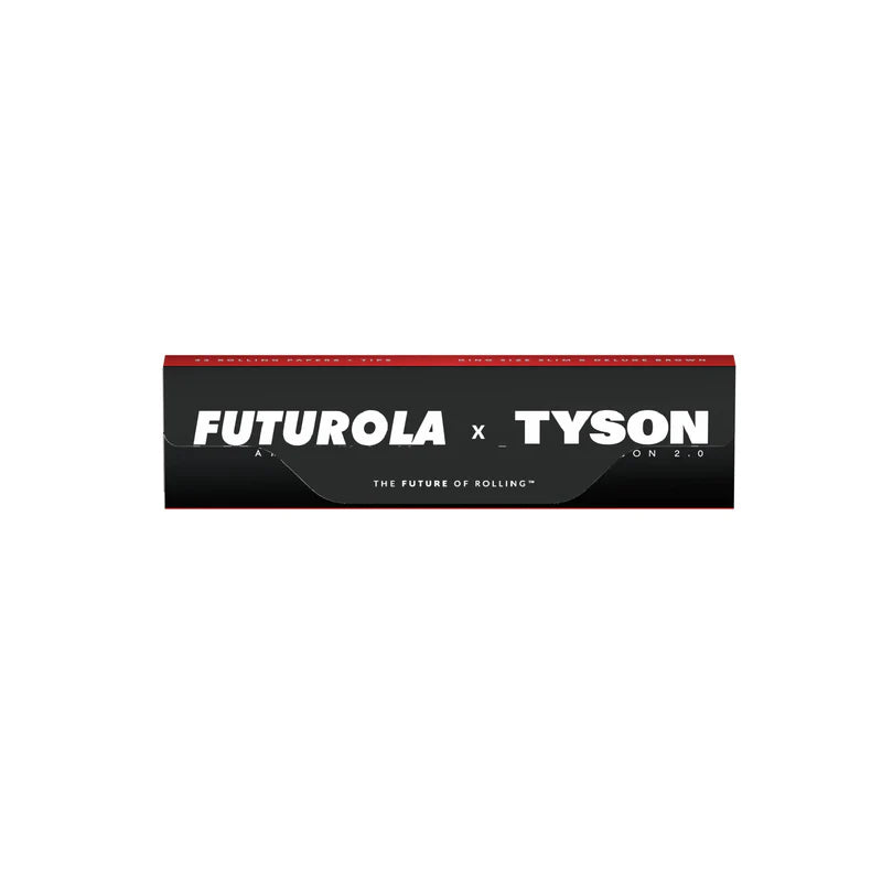 Futurola X Tyson King Size Slim Rolling Papers + Tips Wraps FUTUROLA