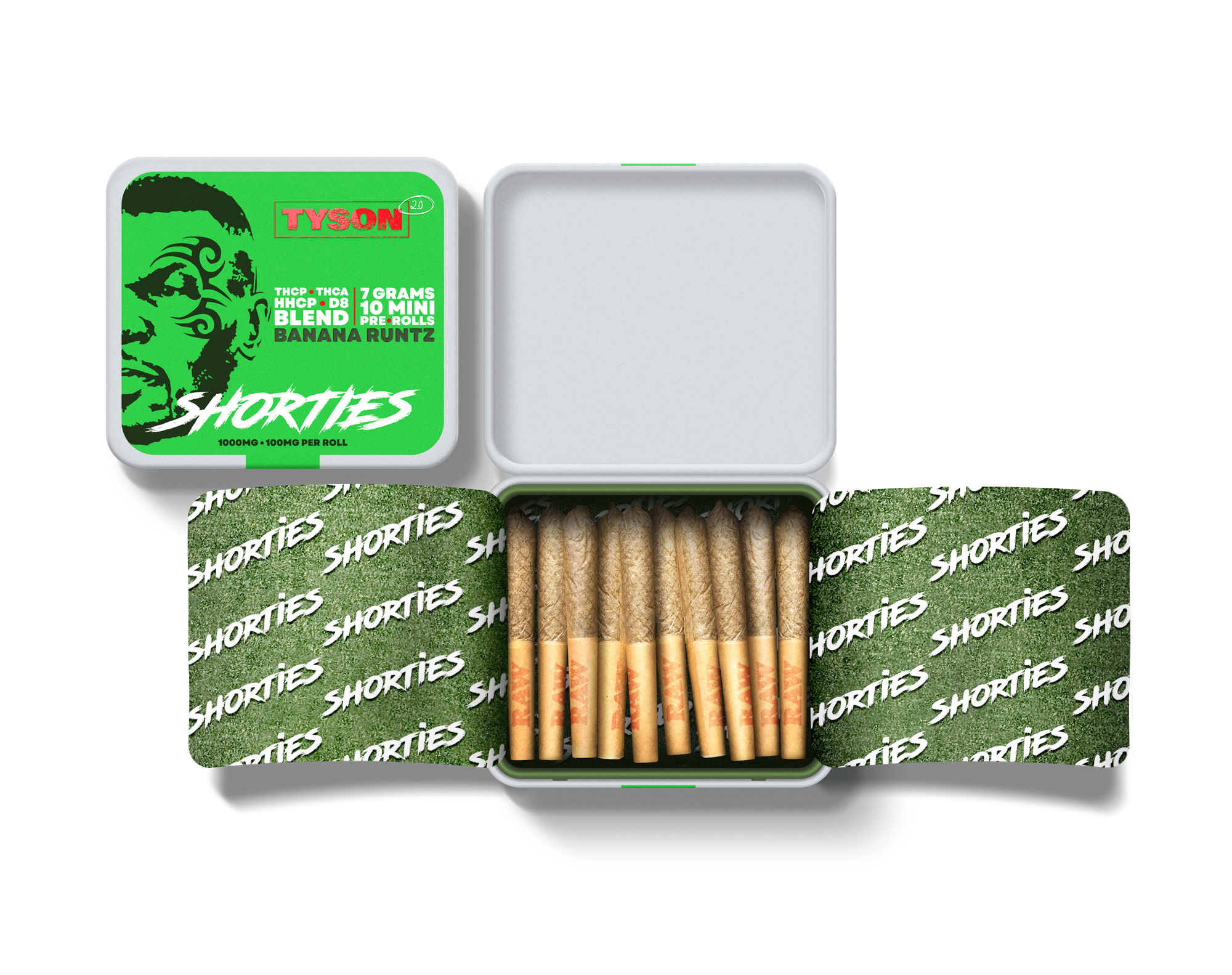 Tyson 2.0 THC-A Blend Pre Roll Shorties - 10 Count Flower Tyson 2.0   