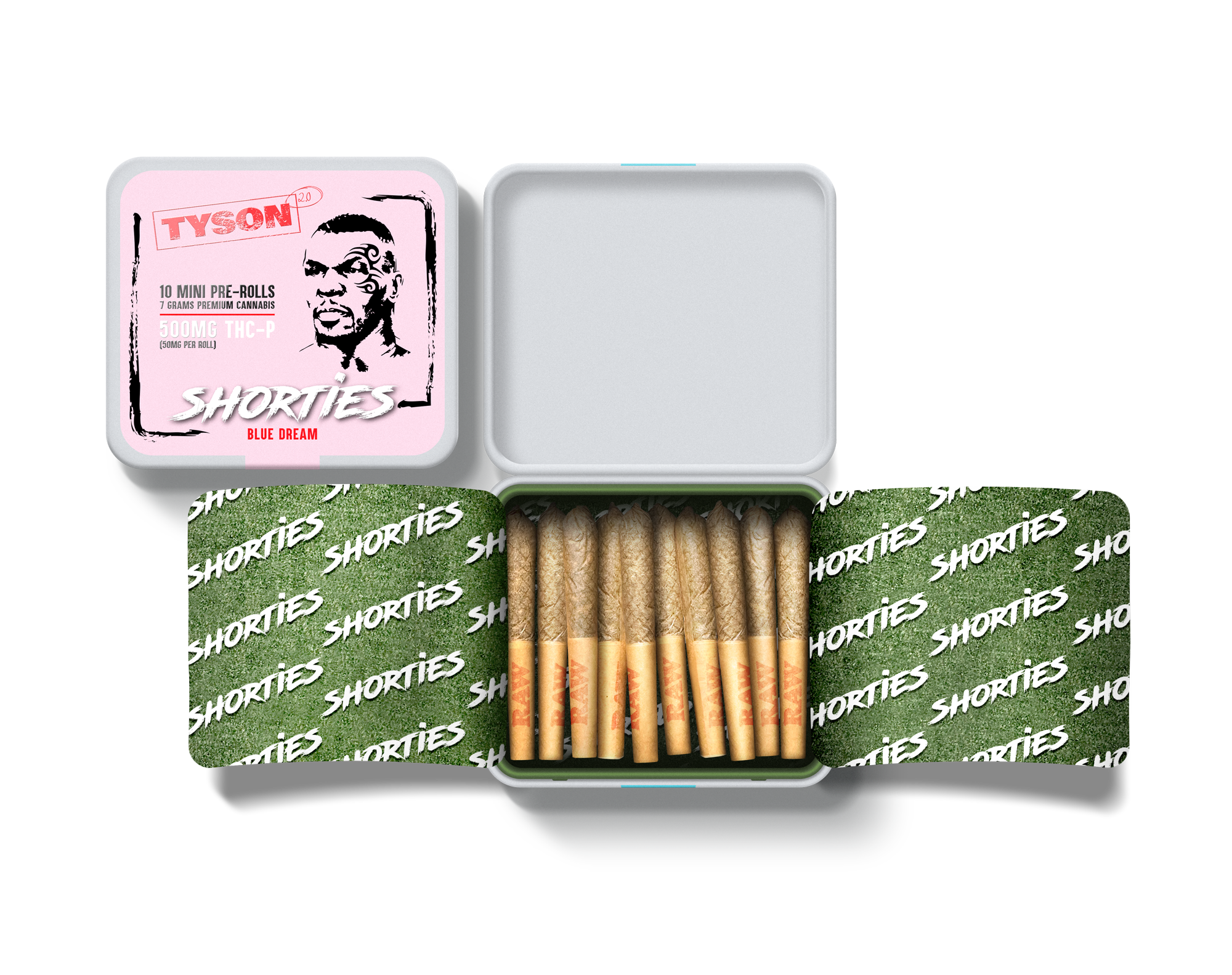 Tyson 2.0 - THC-P Pre Roll Shorties 10 Pack Flower Tyson 2.0   