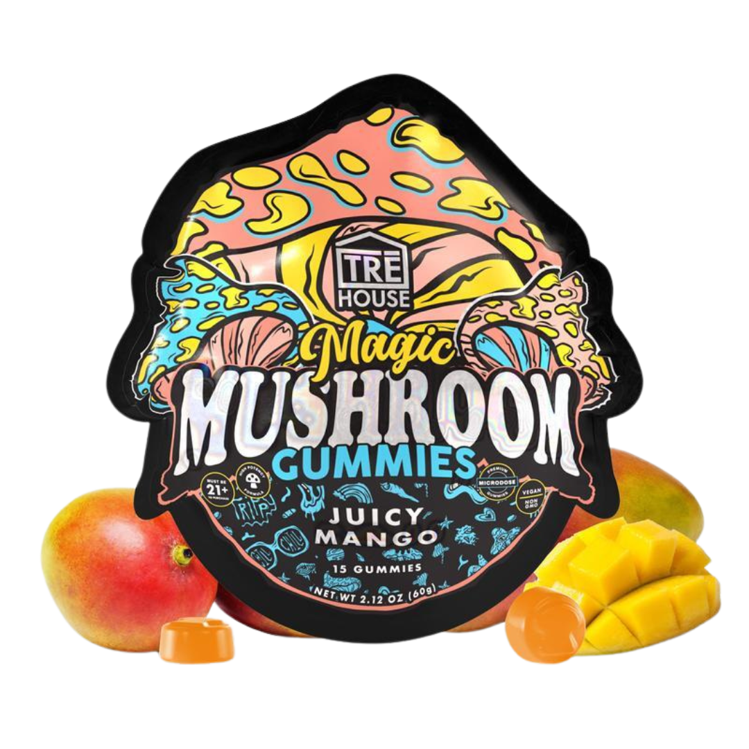 Tre House Magic Mushroom Gummies Edibles Tre House Juicy Mango  