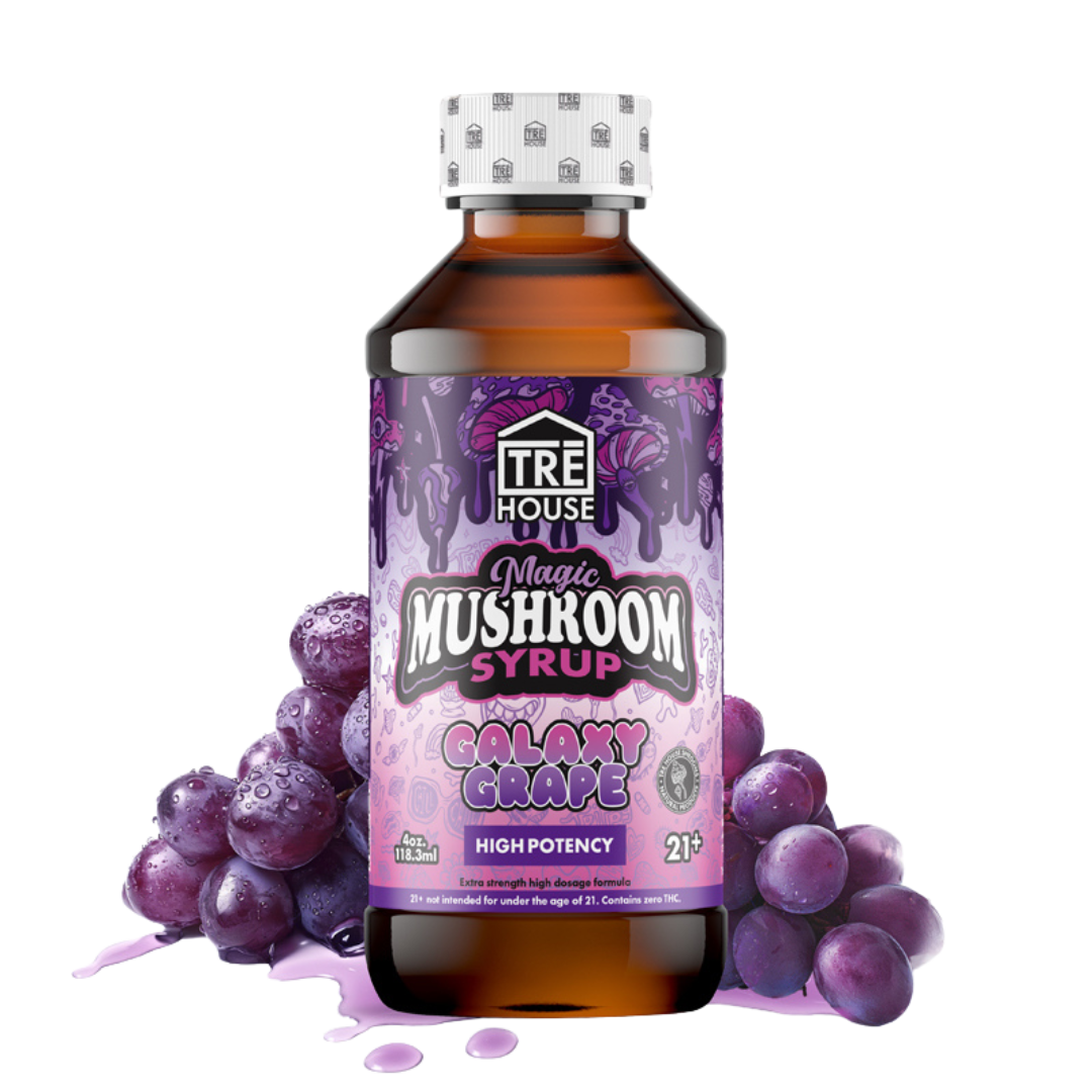 Tre House Magic Mushroom Syrup Edibles Tre House Grape  