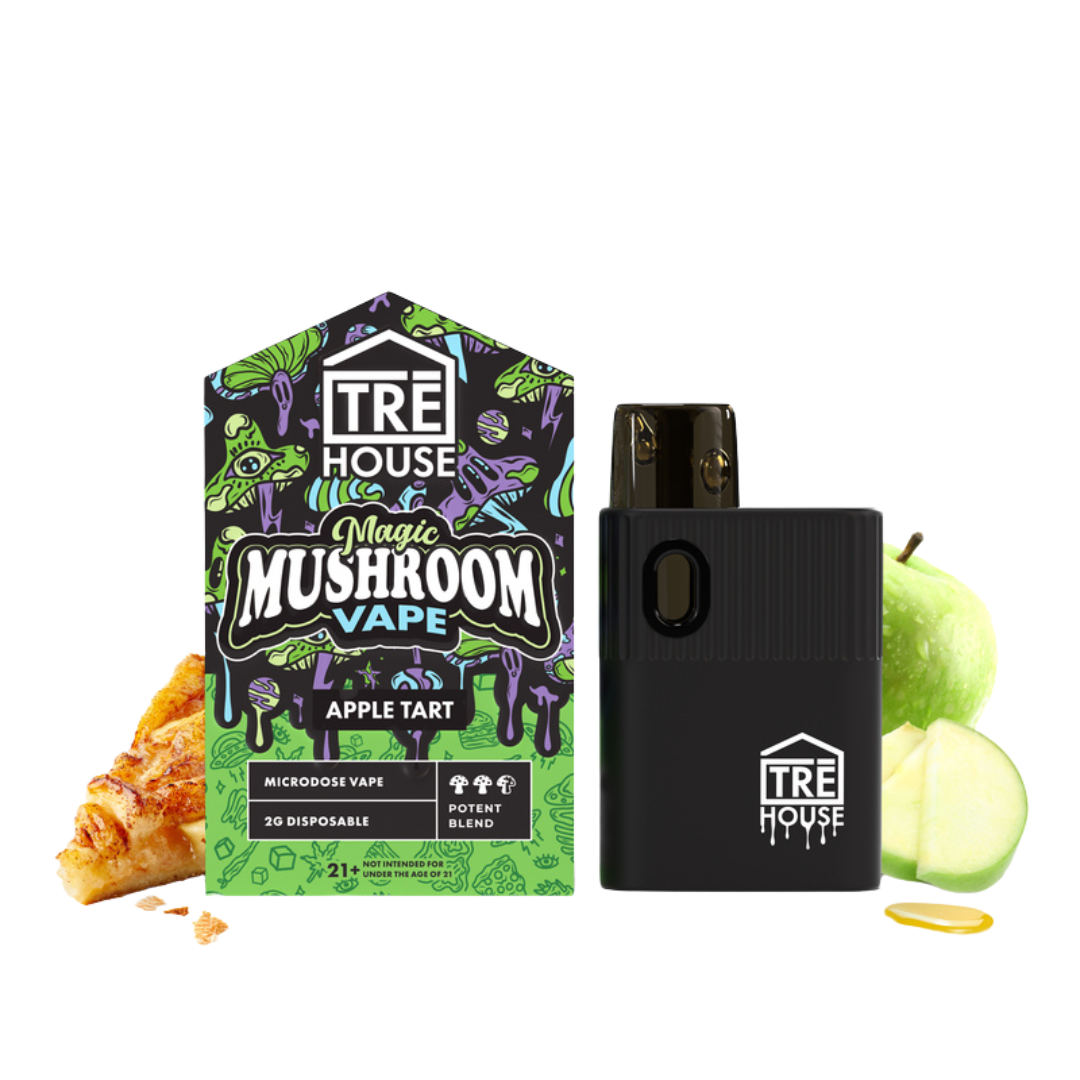 Tre House Microdose Magic Mushroom Vape Pen Vape Tre House Apple Tart  