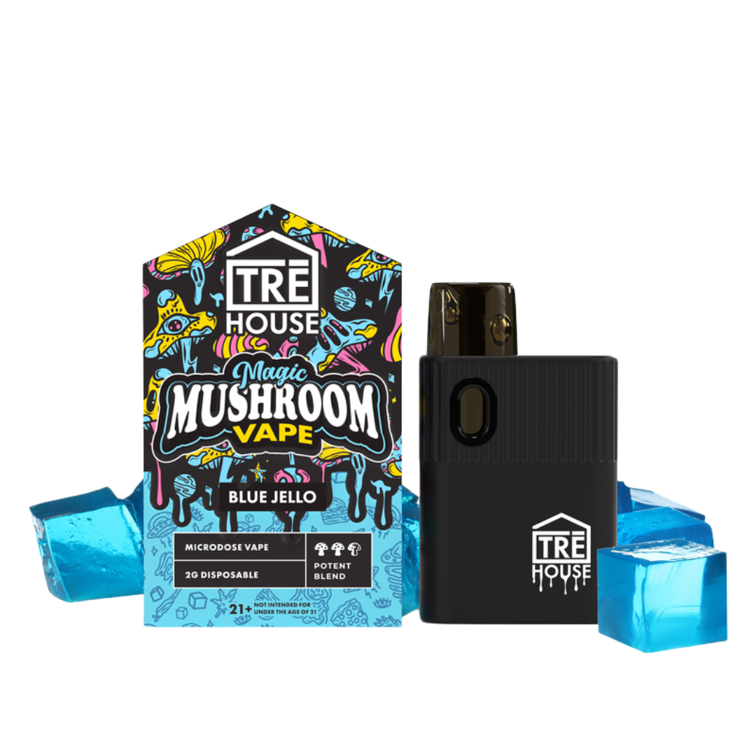 Tre House Microdose Magic Mushroom Vape Pen Vape Tre House Blue Jello  