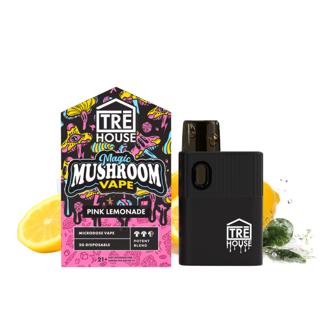 Tre House Microdose Magic Mushroom Vape Pen Vape Tre House Pink Lemonade  