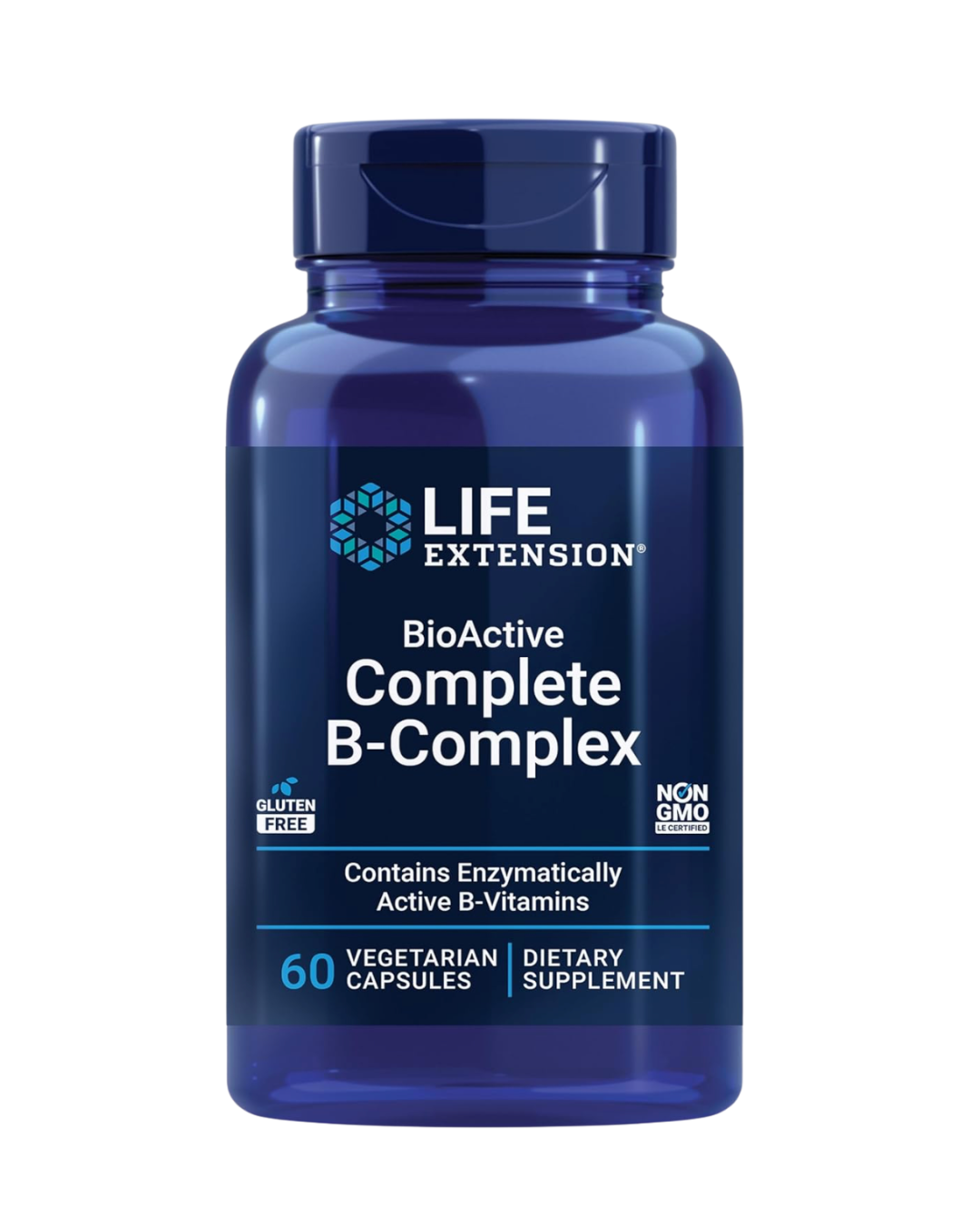 BioActive Complete B-Complex — 60 Capsules Have A Nice Day