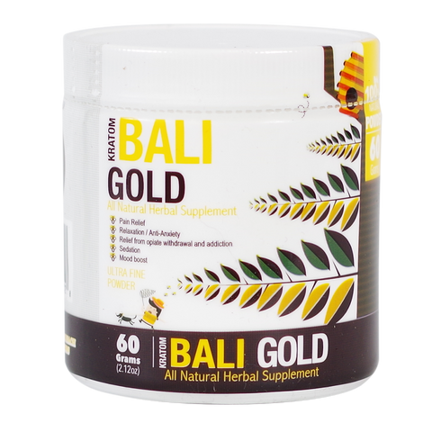 Bumble Bee Kratom Powder Kratom Bumble Bee Bali Gold 60 Grams 