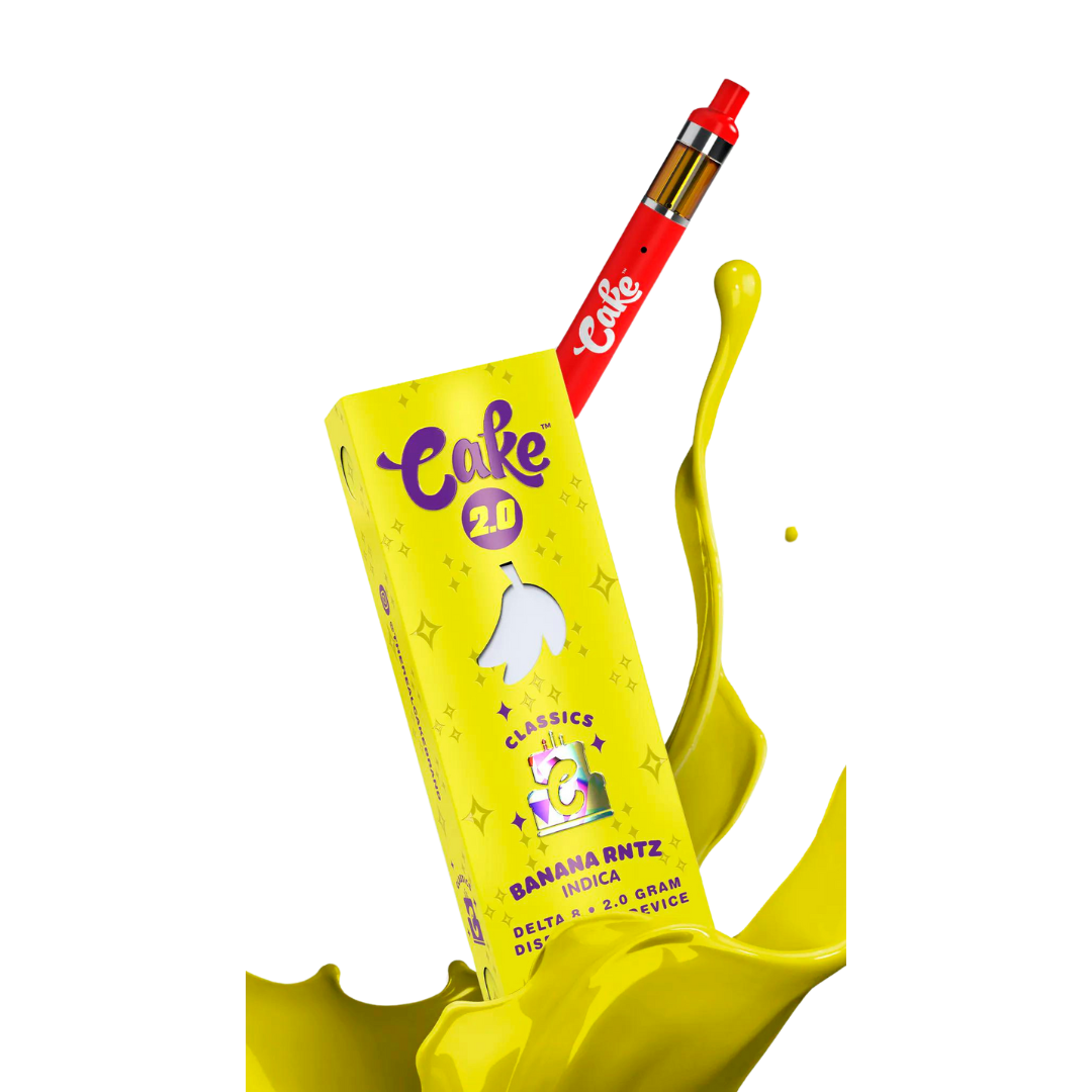 Cake - Delta 8 Disposable - 2G Vape Cake Banana Runtz  