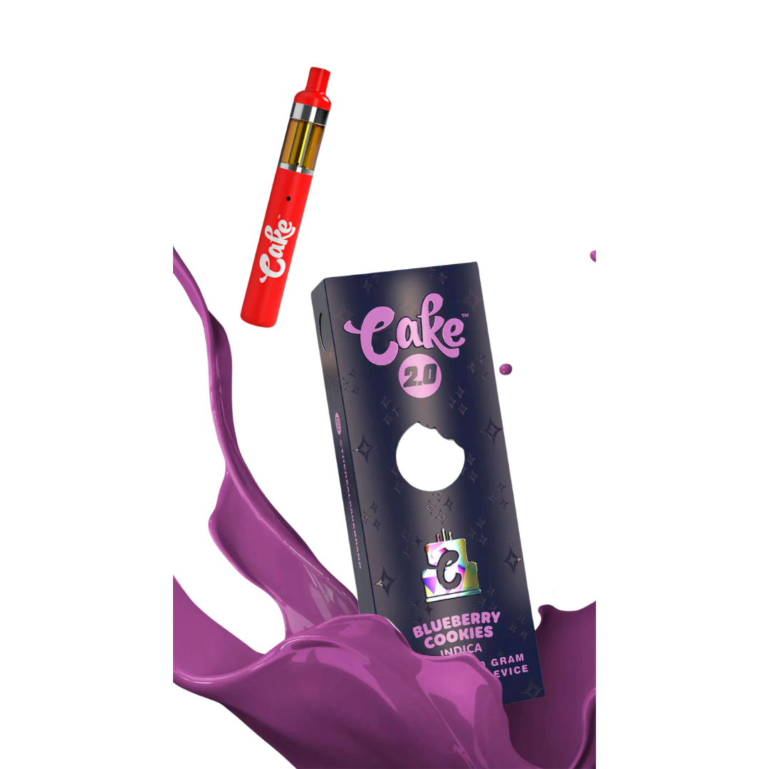Cake - Delta 8 Disposable - 2G Vape Cake Blueberry Cookies  