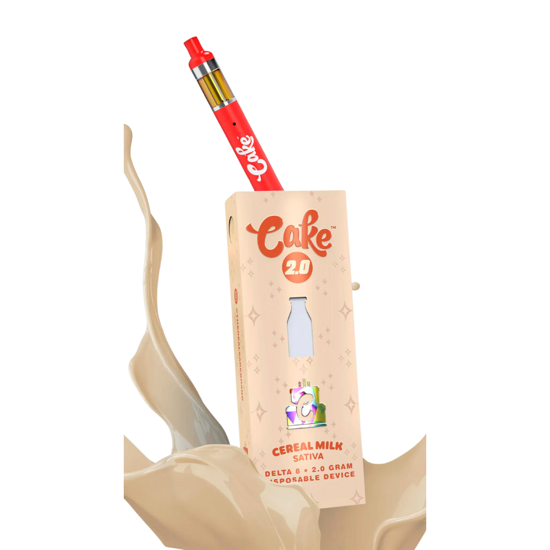 Cake - Delta 8 Disposable - 2G Vape Cake Cereal Milk  