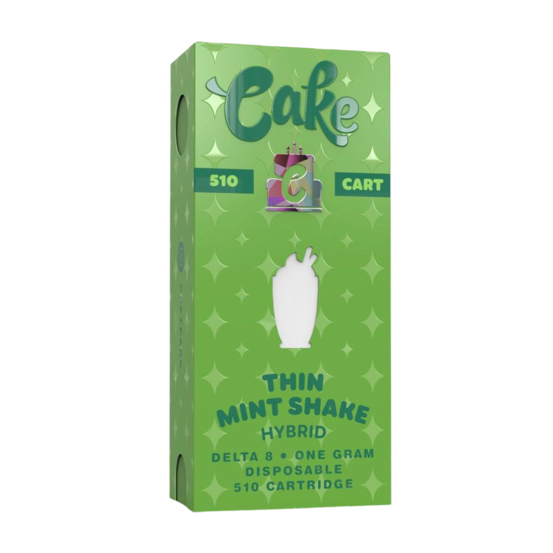 Cake - Delta 8 510 Cartridge - 1G Vape Cake Thin Mint  