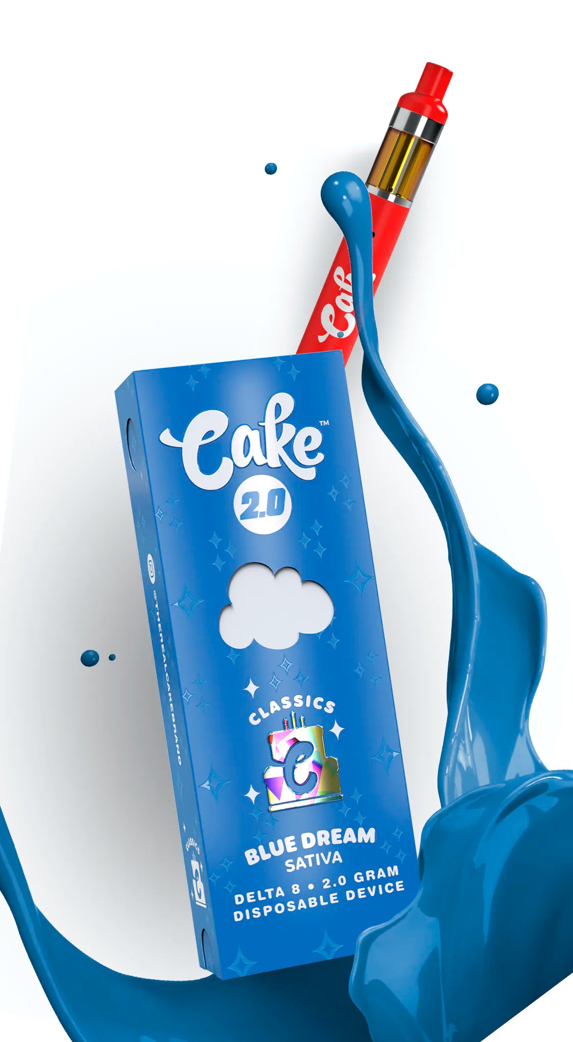 Cake - Delta 8 Disposable - 2G Vape Cake   