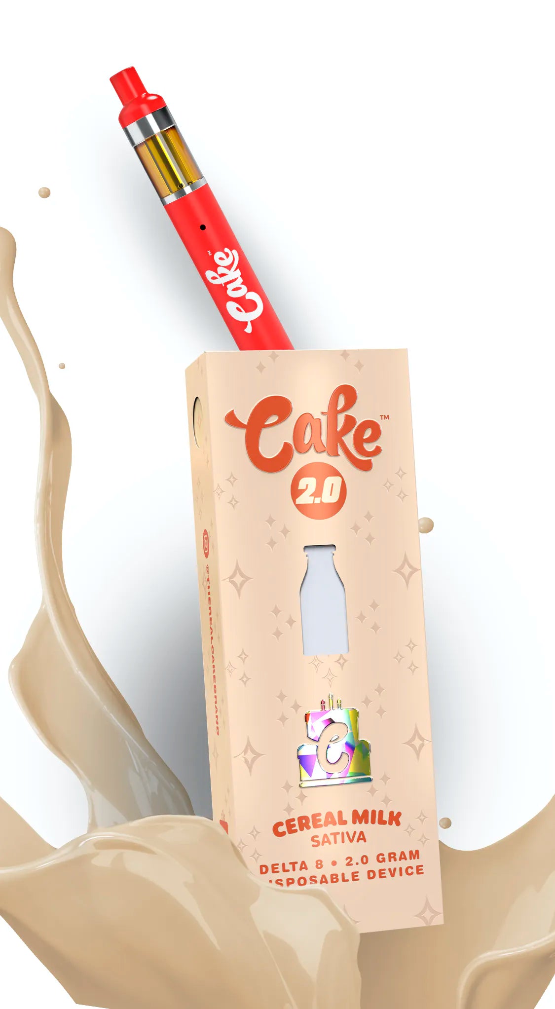 Cake - Delta 8 Disposable - 2G Vape Cake   