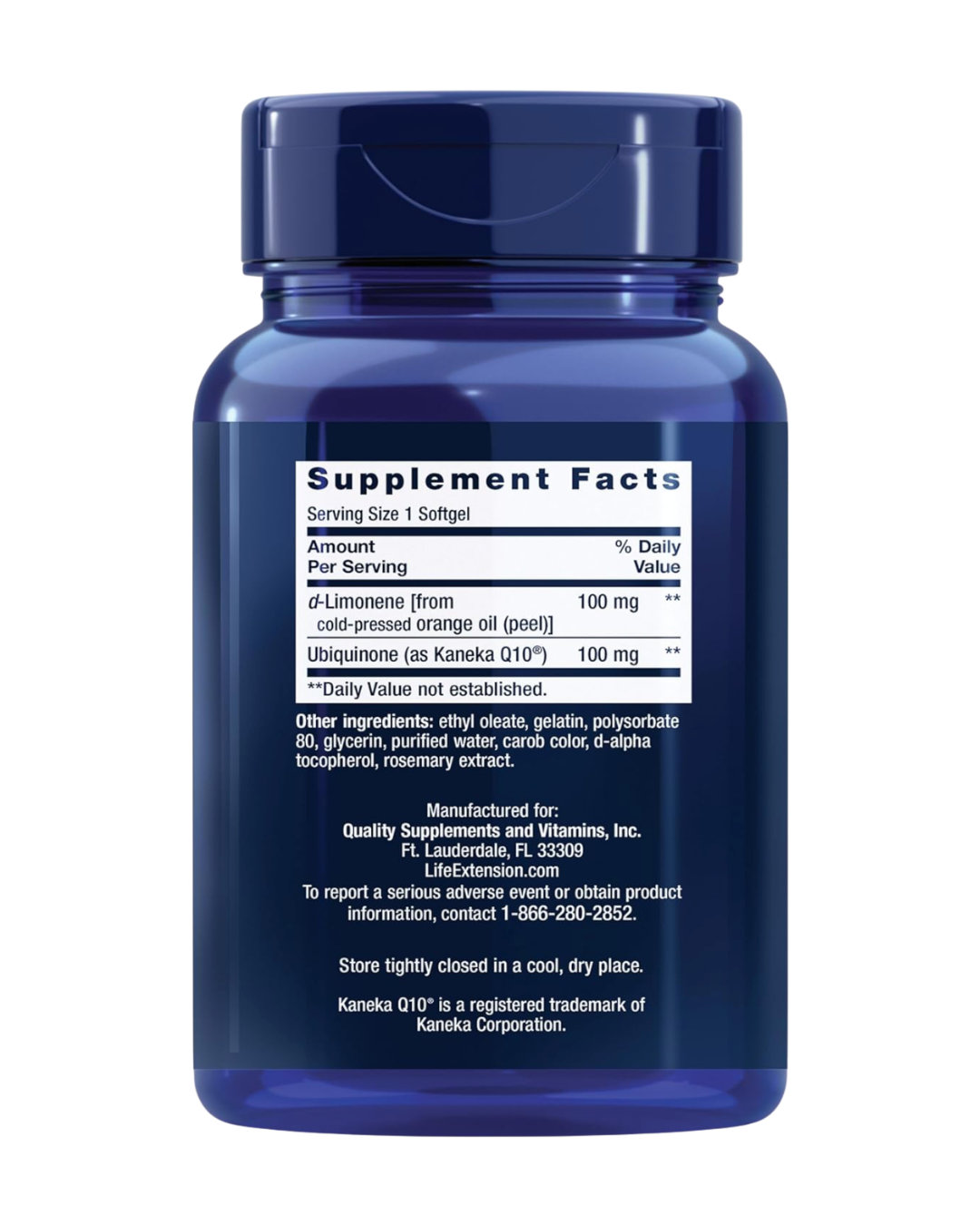 &nbsp;CoQ10 (Ubiquinone) with d-Limonene Have A Nice Day
