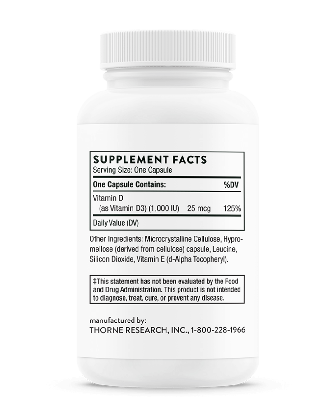 D-1000 (Vitamin D3) 90 capsules Have A Nice Day
