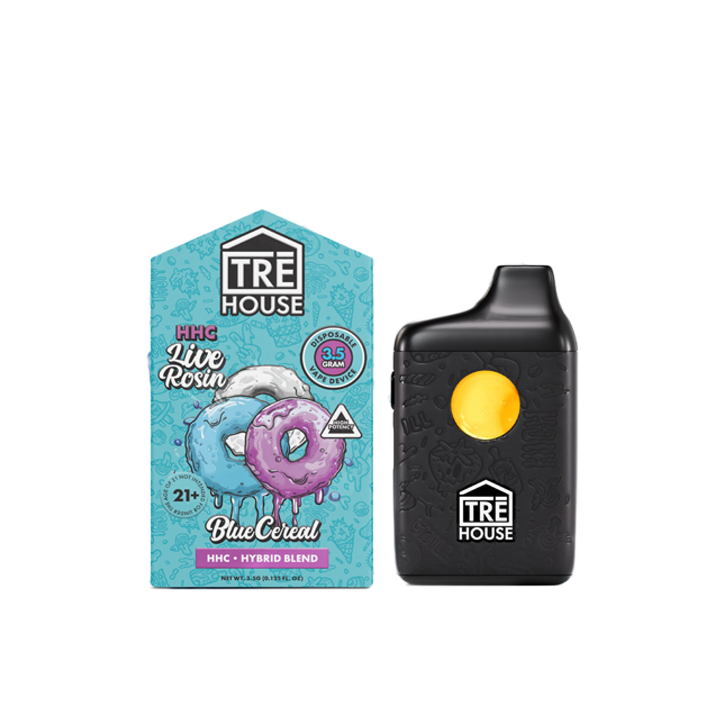 Tre house 3.5 Gram Disposable Vape Pens Vape Tre House Blue Cereal  