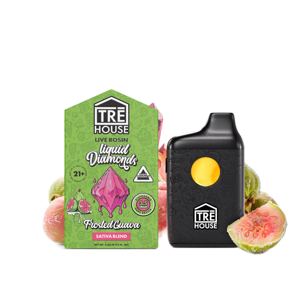 Tre house 3.5 Gram Disposable Vape Pens Vape Tre House Frosted Guava  