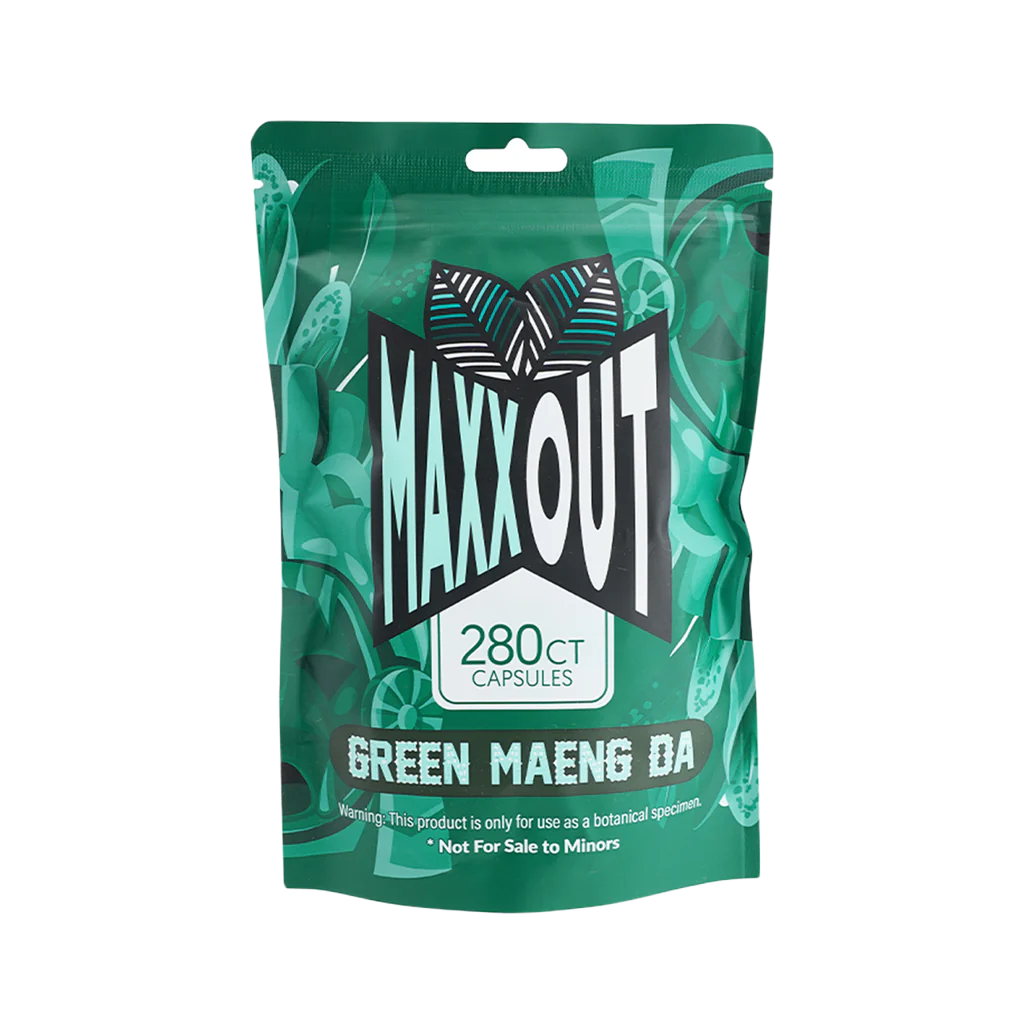 MaxxOut Kratom Capsules Kratom MaxxOut Green MaengDa 40ct