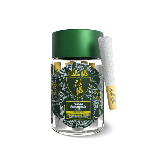 Hidden Hills - Lil Hills VVS Diamond THC-A 3.5G Pre-Roll Flower Hidden Hills White Gummy Lato  