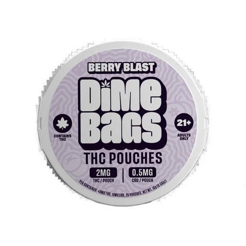 Dime Bags THC Pouches Berry Blast - Single Can Edibles Dime Bags