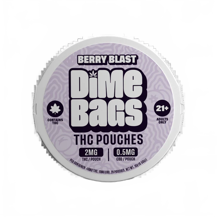 Dime Bags THC Pouches Berry Blast - Single Can Edibles Dime Bags