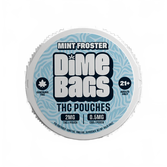 Dime Bags THC Pouches Mint Froster - Single Can Edibles Dime Bags