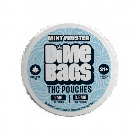 Dime Bags THC Pouches Mint Froster - Single Can Edibles Dime Bags