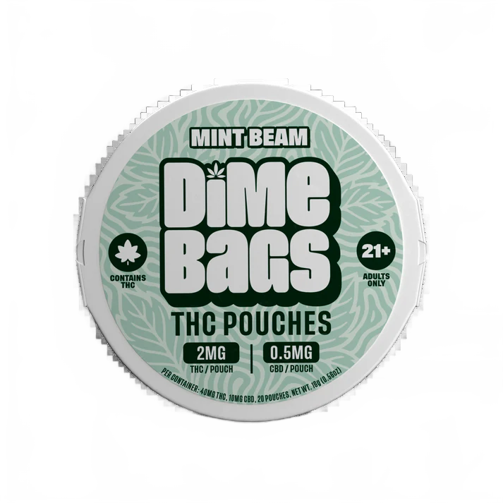 Dime Bags THC Pouches Mint Beam - Single Can Edibles Dime Bags