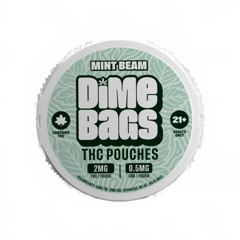 Dime Bags THC Pouches Mint Beam - Single Can Edibles Dime Bags
