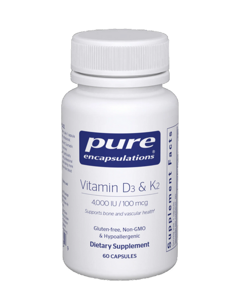 Vitamin D3 &amp; K2 — 60 Capsules Have A Nice Day