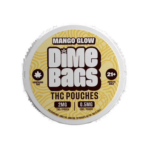 Dime Bags THC Pouches Mango Glow - Single Can Edibles Dime Bags