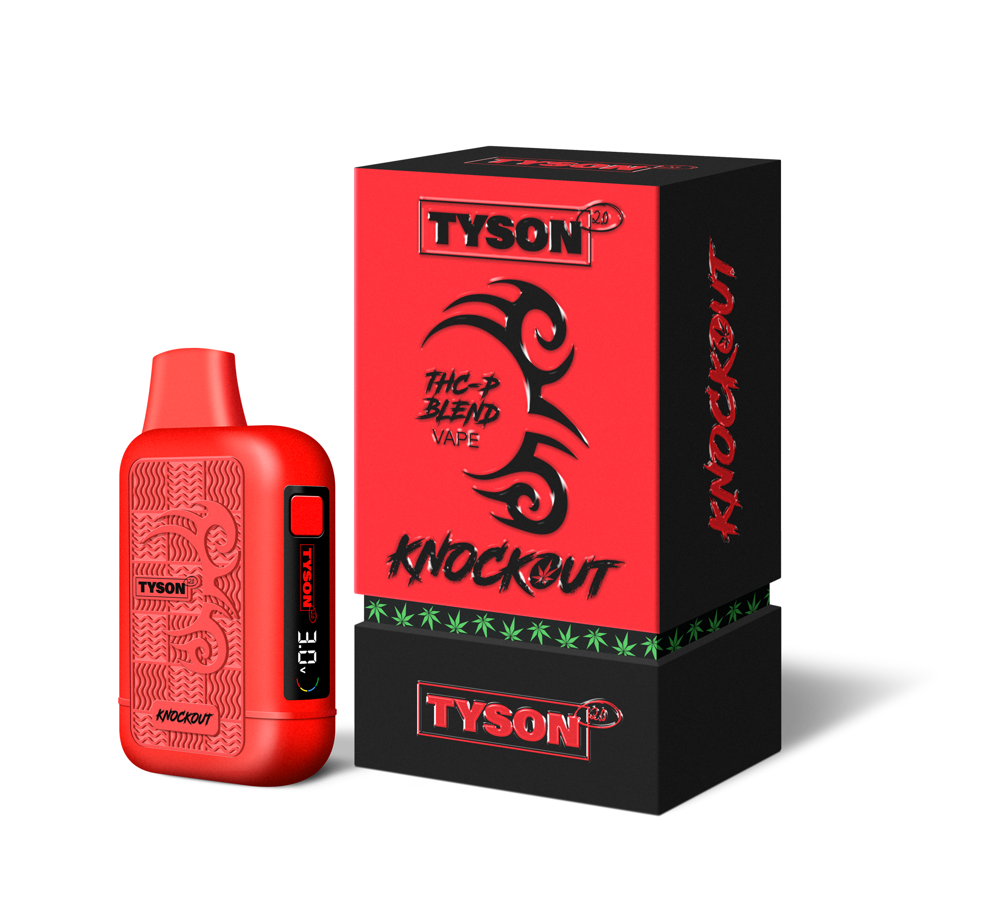 Tyson 2.0 Knockout THCP Blend 3G Vape - Watermelon Zkittle Vape Tyson 2.0
