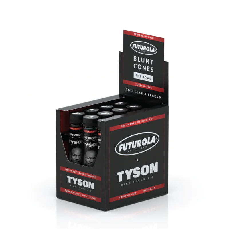 Futurola X Tyson Tobacco Free Blunt Cone Cone FUTUROLA 12 Pack  