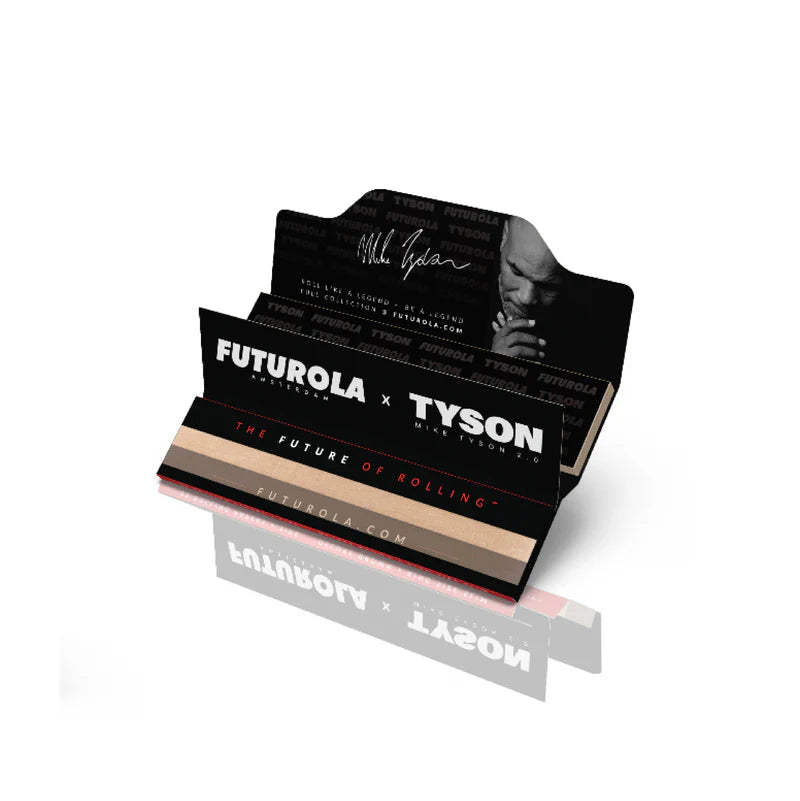 Futurola X Tyson King Size Slim Rolling Papers + Tips Wraps FUTUROLA
