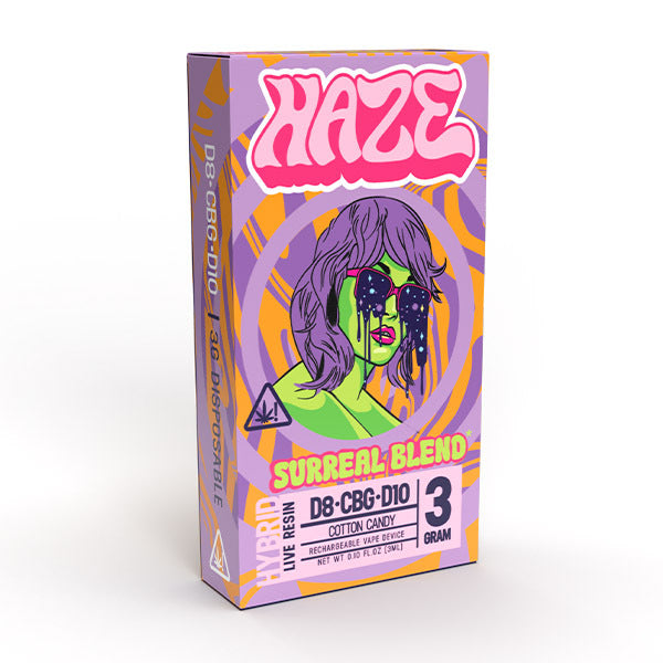 Haze Disposable Vape 3G Vape Haze Surreal (Hybrid)  