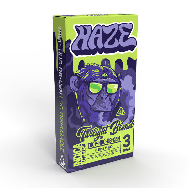 Haze Disposable Vape 3G Vape Haze Twilight (Indica)  