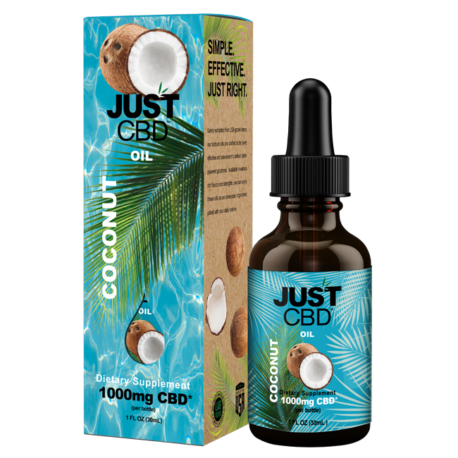 Just CBD - CBD Tincture - Coconut Oils Just CBD