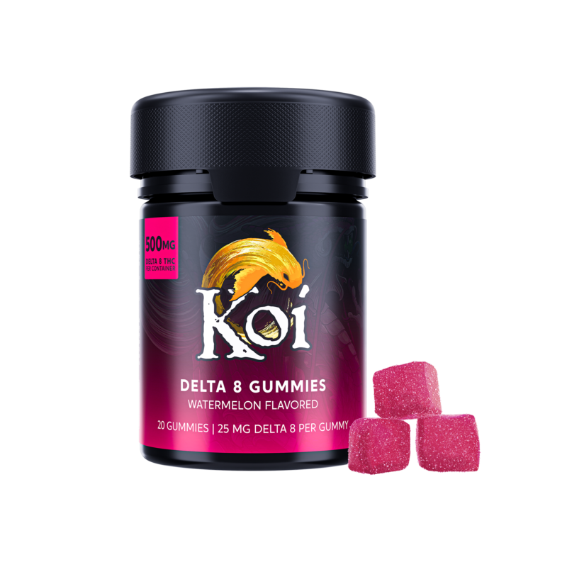 Koi Delta 8 Gummies Edibles Koi CBD Watermelon 20 Gummies