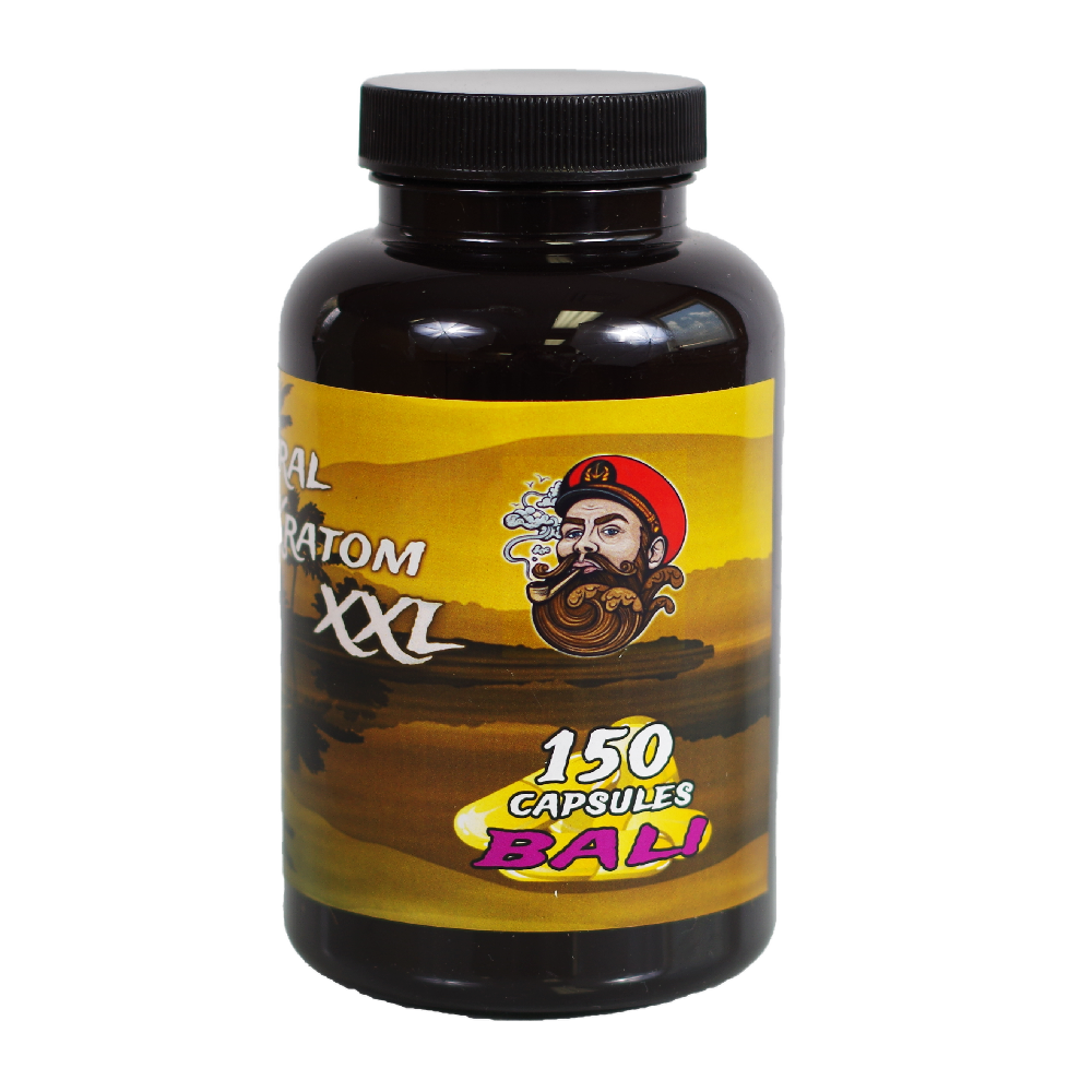 Admiral Kratom XXL 150 Capsules Capsule Admiral Kratom Bali