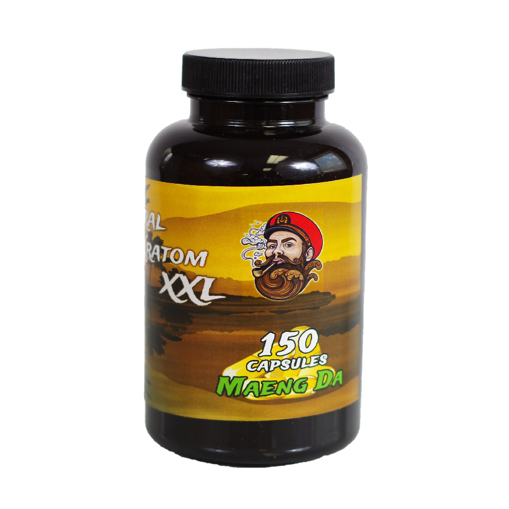 Admiral Kratom XXL 150 Capsules Capsule Admiral Kratom Maeng Da