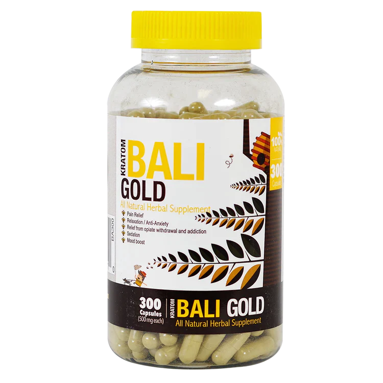 Bumble Bee Kratom Capsules Kratom Bumble Bee Bali Gold 300 Count 