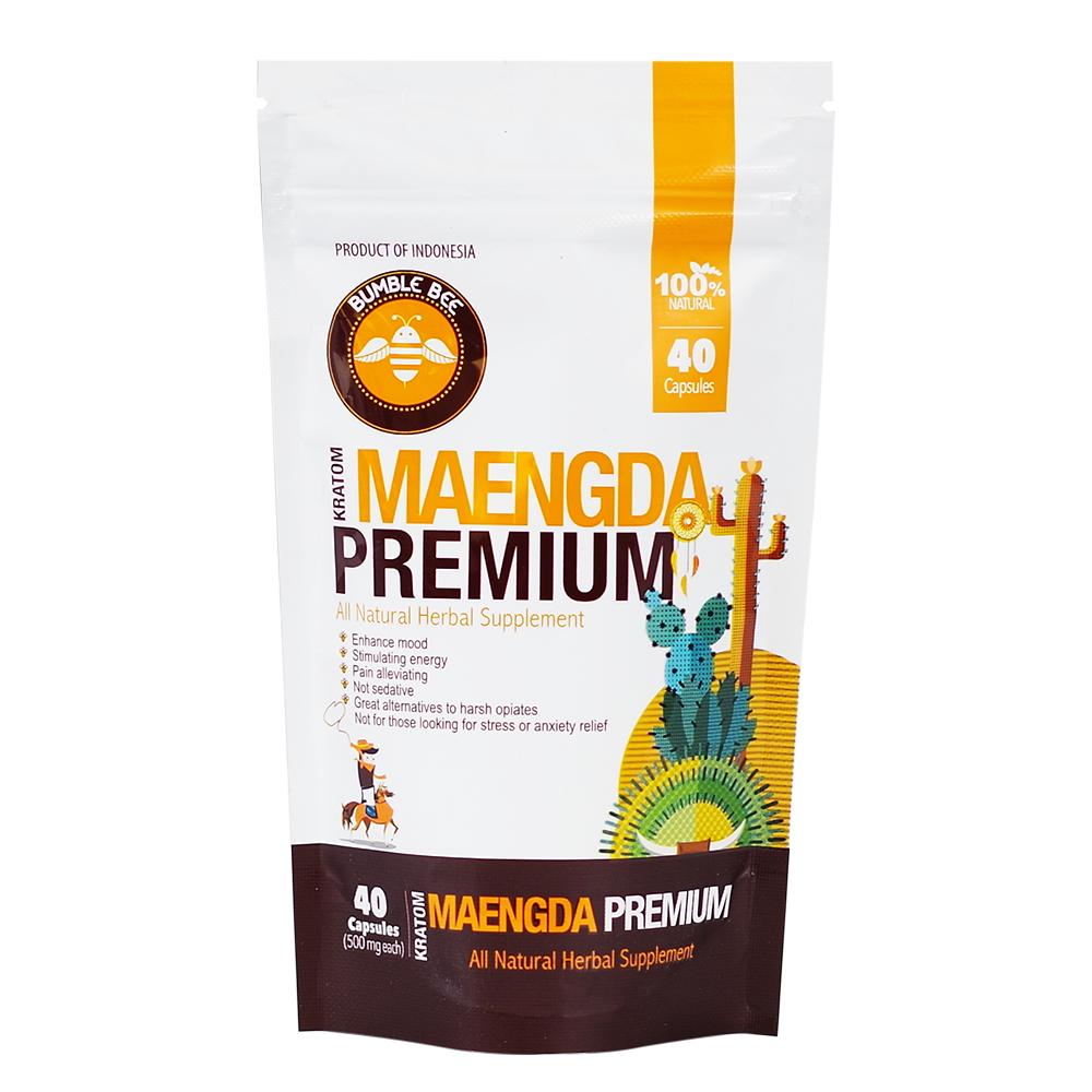 Bumble Bee Kratom Capsules Kratom Bumble Bee Maeng Da 40 Count 