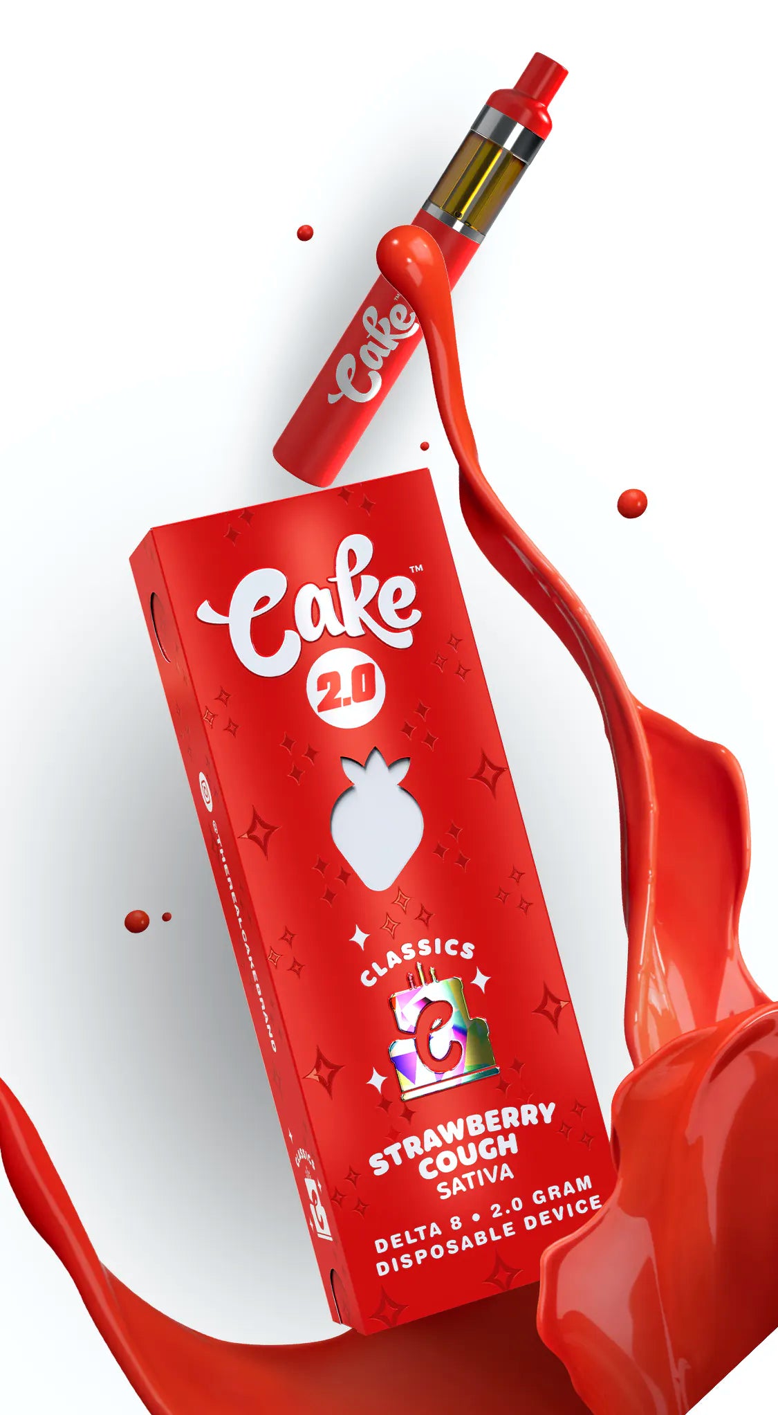 Cake - Delta 8 Disposable - 2G Vape Cake   