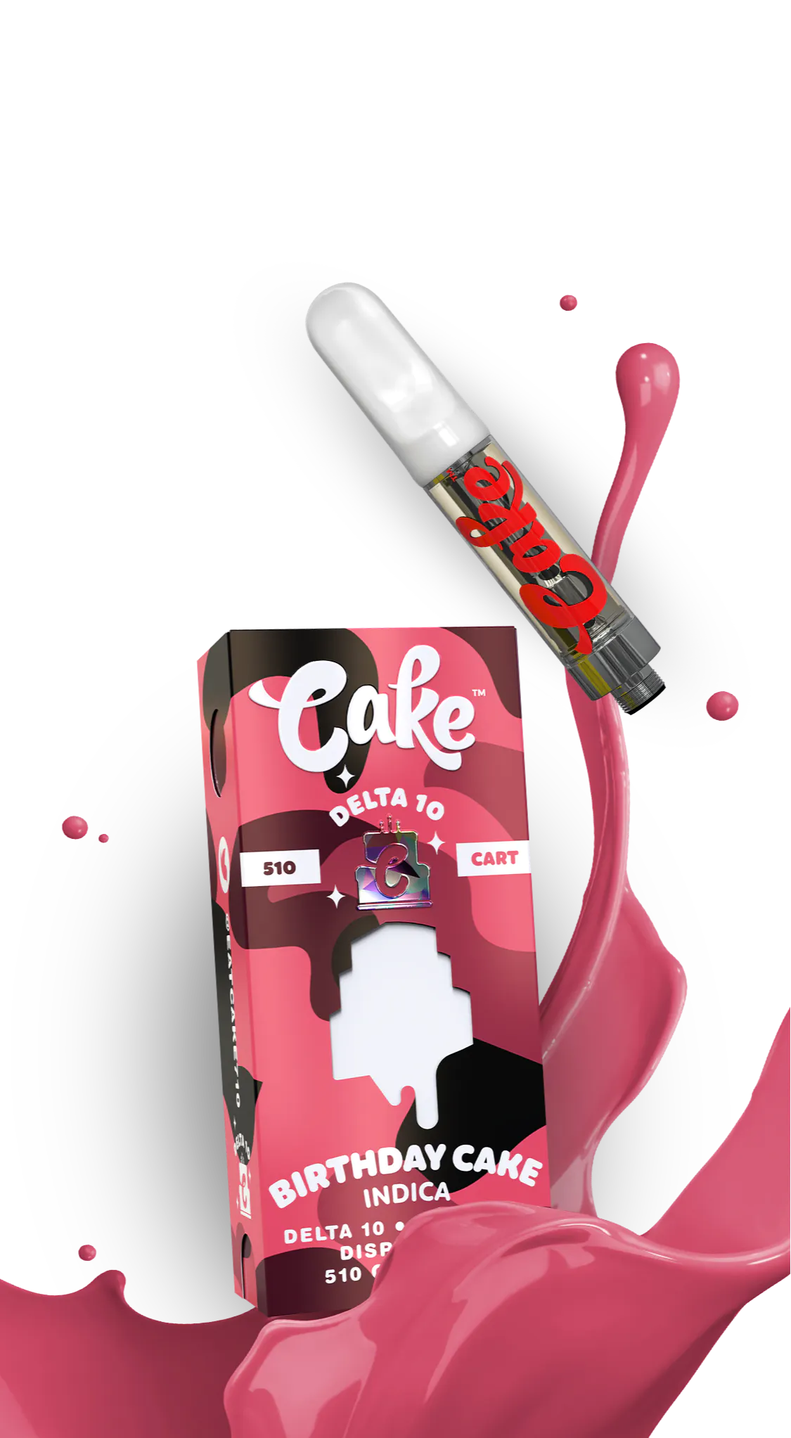 Cake - Delta 10 510 Cartridge - 1G Vape Cake