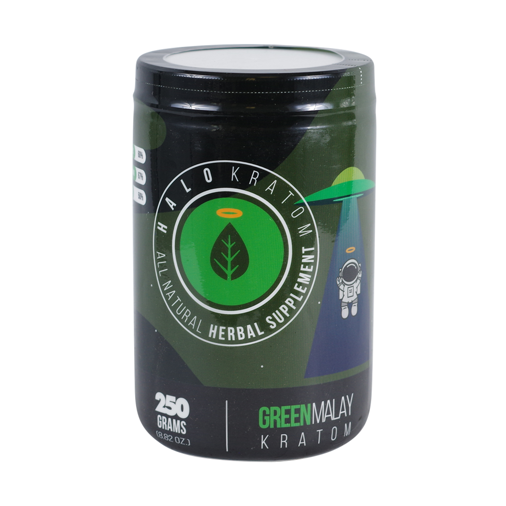Halo Kratom Powder Kratom Halo Kratom Green Malay 250 Grams 