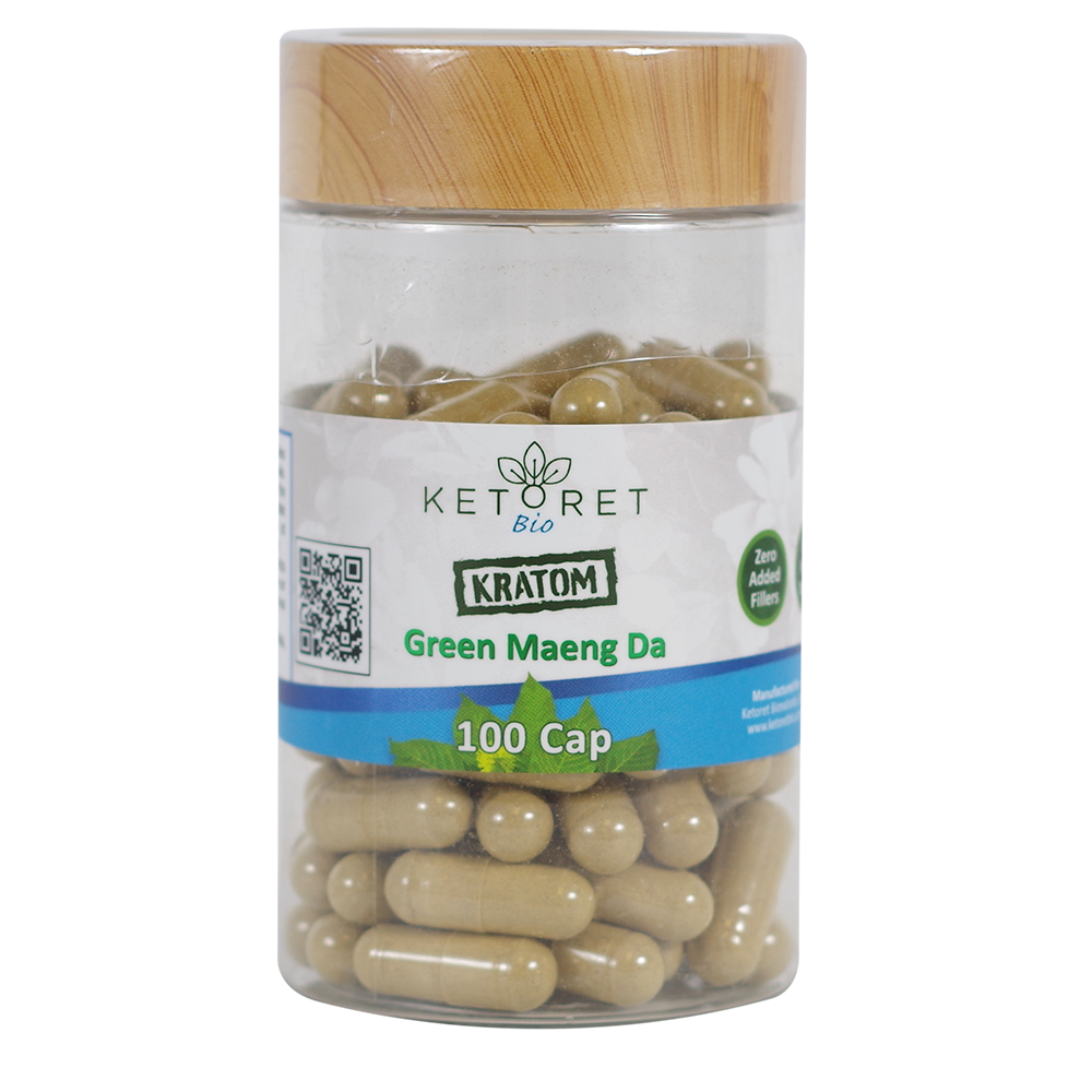 Ketoret Bio Kratom Capsules Kratom Ketoret Bio Green Maeng Da 100 Count 