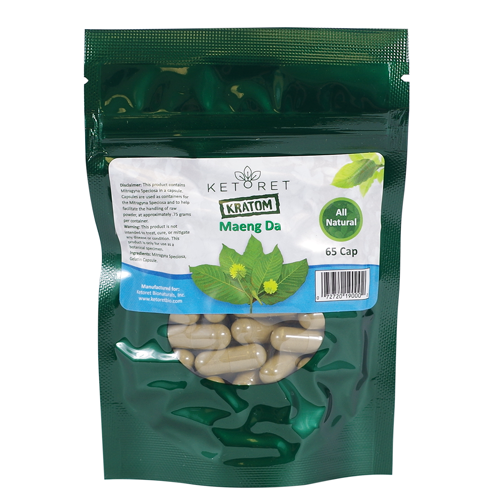 Ketoret Bio Kratom Capsules Kratom Ketoret Bio Maeng Da 65 Count 