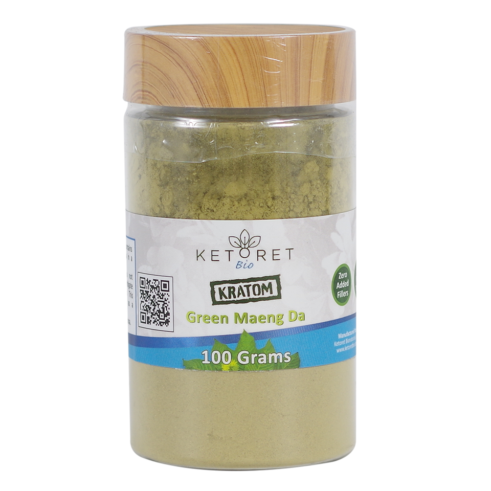 Ketoret Bio Kratom Powder Kratom Ketoret Bio Green Maeng Da 100 Gram 
